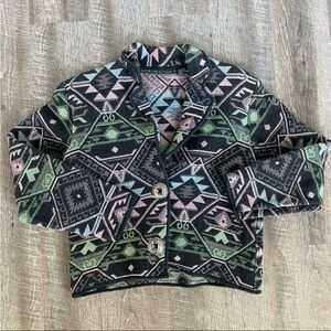 New Identity Aztec Print Jacket